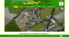 Desktop Screenshot of camping-le-pontis.com